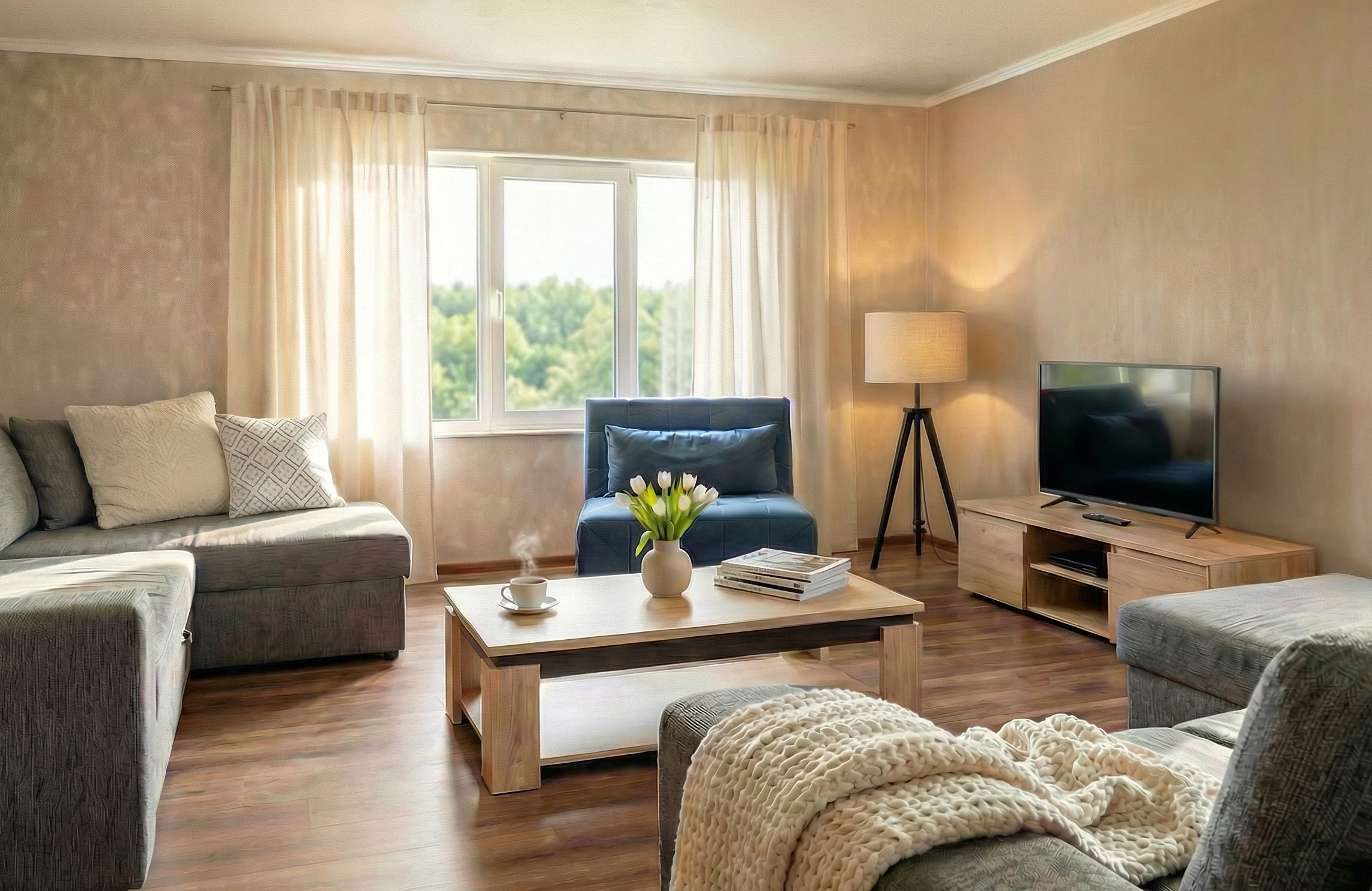 Living room / Bedroom